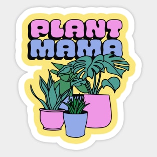 Plant Mama - Surviving and Thriving Sticker